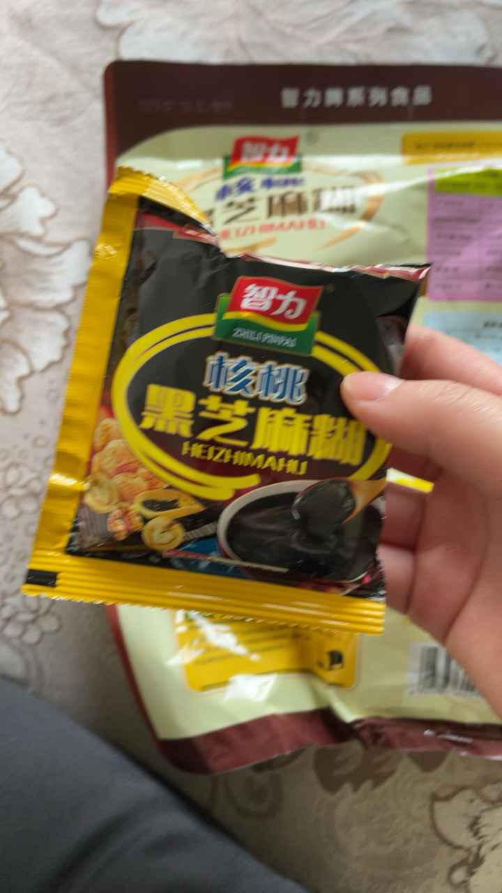 智力 核桃黑芝麻糊700g(内含17小包)营养早餐冲调饮品冲饮芝麻糊即食晒单图