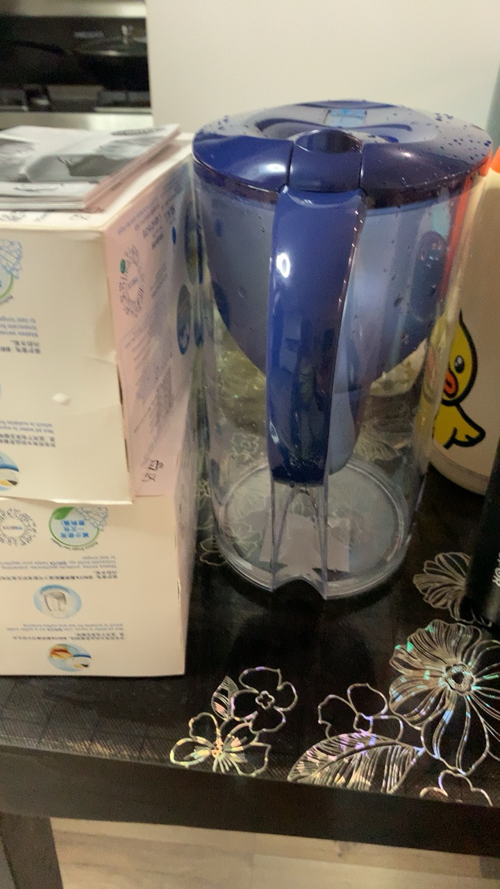 碧然德(BRITA)过滤净水器 家用滤水壶 净水壶 海洋系列3.5L蓝色一壶13芯装晒单图