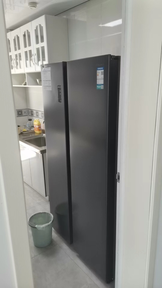 海信冰箱 双开门532升 风冷无霜 净味冰箱 对开门变频 节能静谧 纤薄大容量双开门电冰箱BCD-532WFK1DPQ晒单图