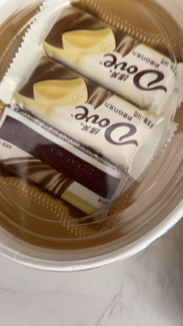 德芙(DOVE)巧克力碗装奶香白巧克力252g零食情人节礼物晒单图