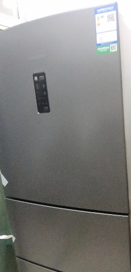 容声(Ronshen)252升三开门电冰箱变频风冷一级能效节能家用风冷无霜节能墨韵灰艺术外观BCD-252WD18NP晒单图