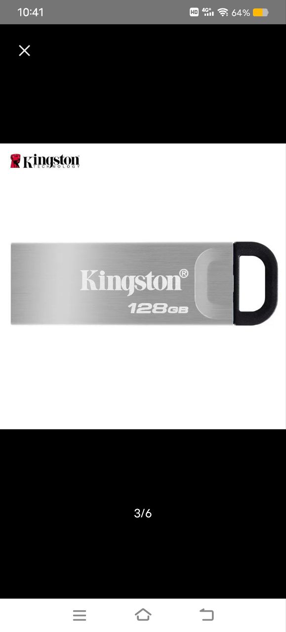 金士顿(Kingston)128GB USB 3.2 Gen 1 U盘 DTKN 金属外壳 读速200MB/s晒单图