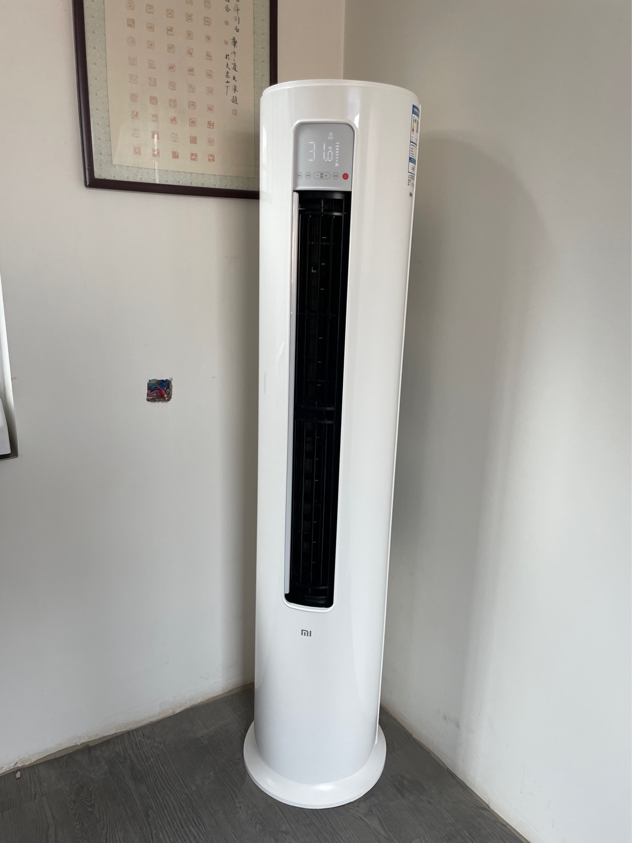 小米(MI)2匹柜机空调 全直流变频一级新能效冷暖客厅圆柱式巨省电米家手机互联家用安静智能清洁KFR-51LW/N1A1晒单图