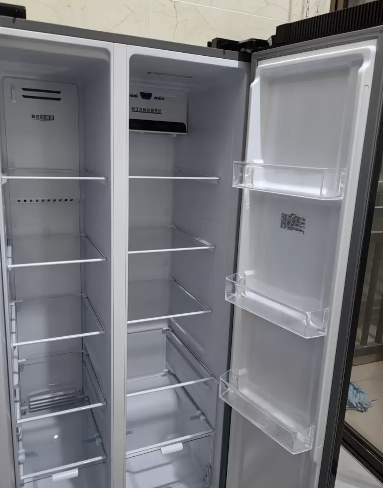康佳403升对开门冰箱家用节能风冷无霜双门电冰箱净味除菌冷藏冰箱对开门双开门冰箱 BCD-403WEGY5S晒单图