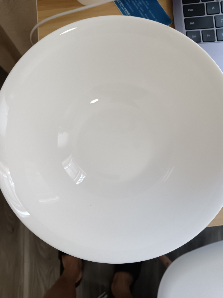 景德镇陶瓷碗8英寸高脚饭碗面碗防烫汤碗家用骨瓷纯白色简约骨瓷餐瓷器晒单图