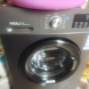 威力(WEILI)8公斤全自动滚筒洗衣机LED显示屏 纤薄机身 高温洗 16大洗涤程序 快速洗XQG80-1016PX灰晒单图