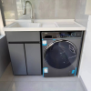 海尔(Haier) 洗衣机 10公斤 滚筒洗衣机 直驱变频 超薄 大筒径 紫外除菌晒单图