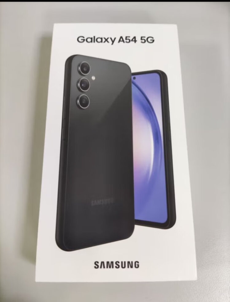 三星 SAMSUNG Galaxy A54 8GB+128GB 120Hz超顺滑全视屏 IP67级防尘防水 5000mAh长续航 深岩黑 5G手机晒单图