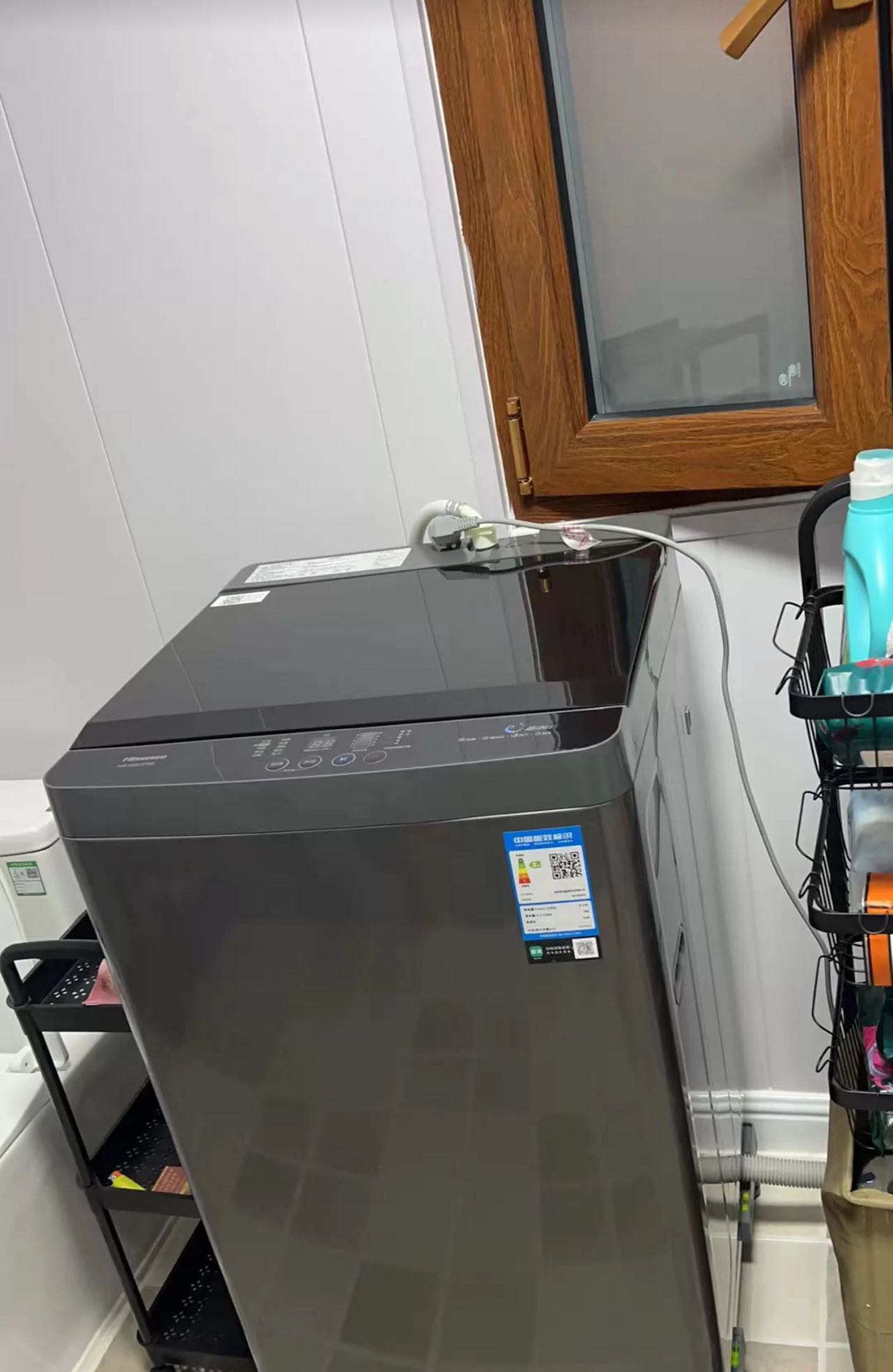 [官方自营]海信(Hisense)8公斤波轮洗衣机全自动家用 小型迷你 桶自洁 除螨100% 旋翼轻洗 HB80DA35晒单图