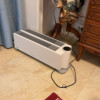 美的(Midea)石墨烯可折叠踢脚线取暖器 电暖气家用移动地暖对流式干衣电暖器电暖风浴室防水溅 HDW22MV极地白晒单图