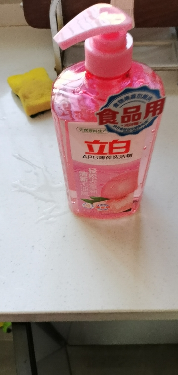 立白APG薄荷洗洁精1kg去重油不伤手食品用果蔬餐盘放心洗晒单图