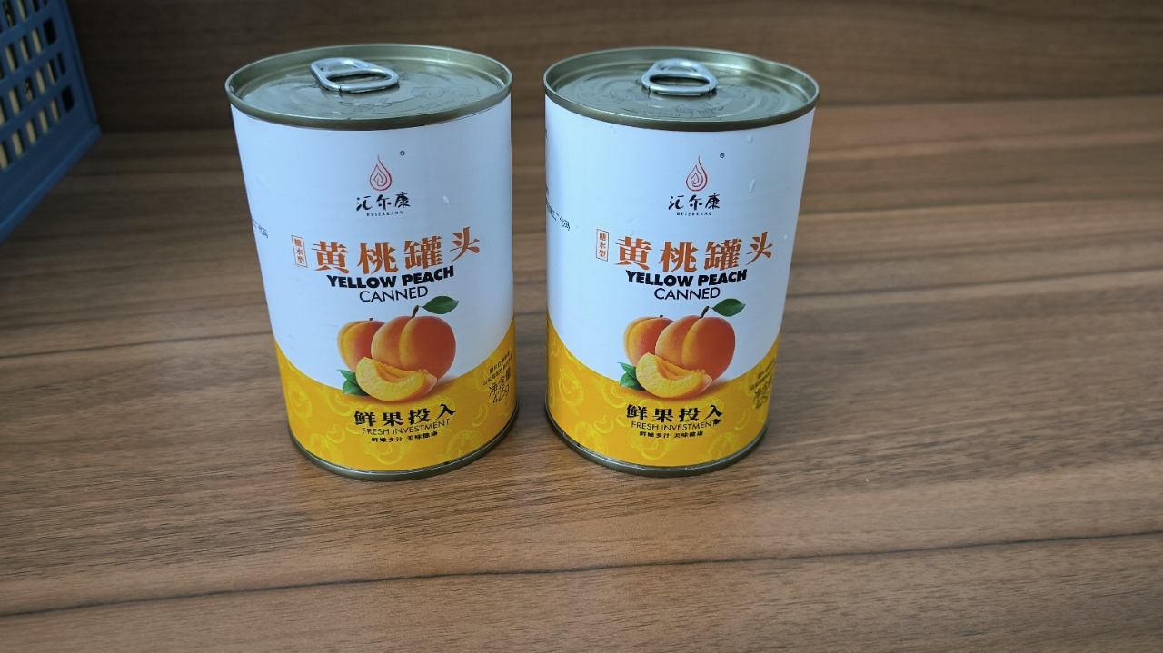 汇尔康 糖水果汁黄桃罐头 425gx1罐整箱 对开新鲜水果罐头即食休闲零食晒单图