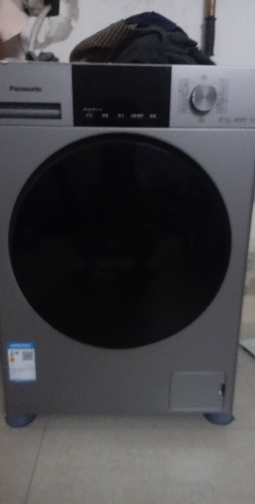 松下(Panasonic)全自动滚筒洗衣机10公斤洗烘一体 45分钟快洗烘除菌除螨 泡沫净系列 XQG100-ND1MT晒单图