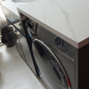 海尔(Haier) 洗衣机 10公斤 滚筒洗衣机 直驱变频 超薄 大筒径 洗烘一体机晒单图