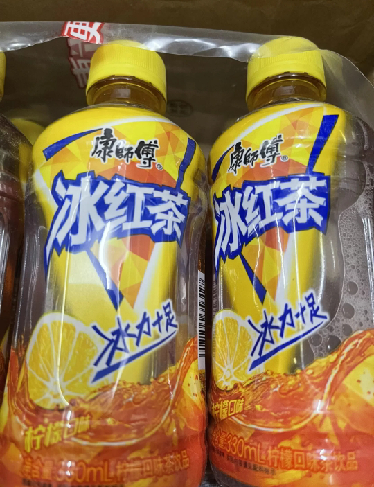 康师傅冰红茶小瓶装茶饮料330ml*3瓶柠檬饮料晒单图