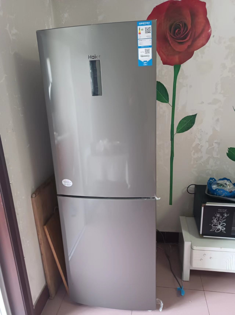 Haier/海尔272升家用电冰箱两门双门双变频风冷节能小型省电BCD-272WDPD晒单图