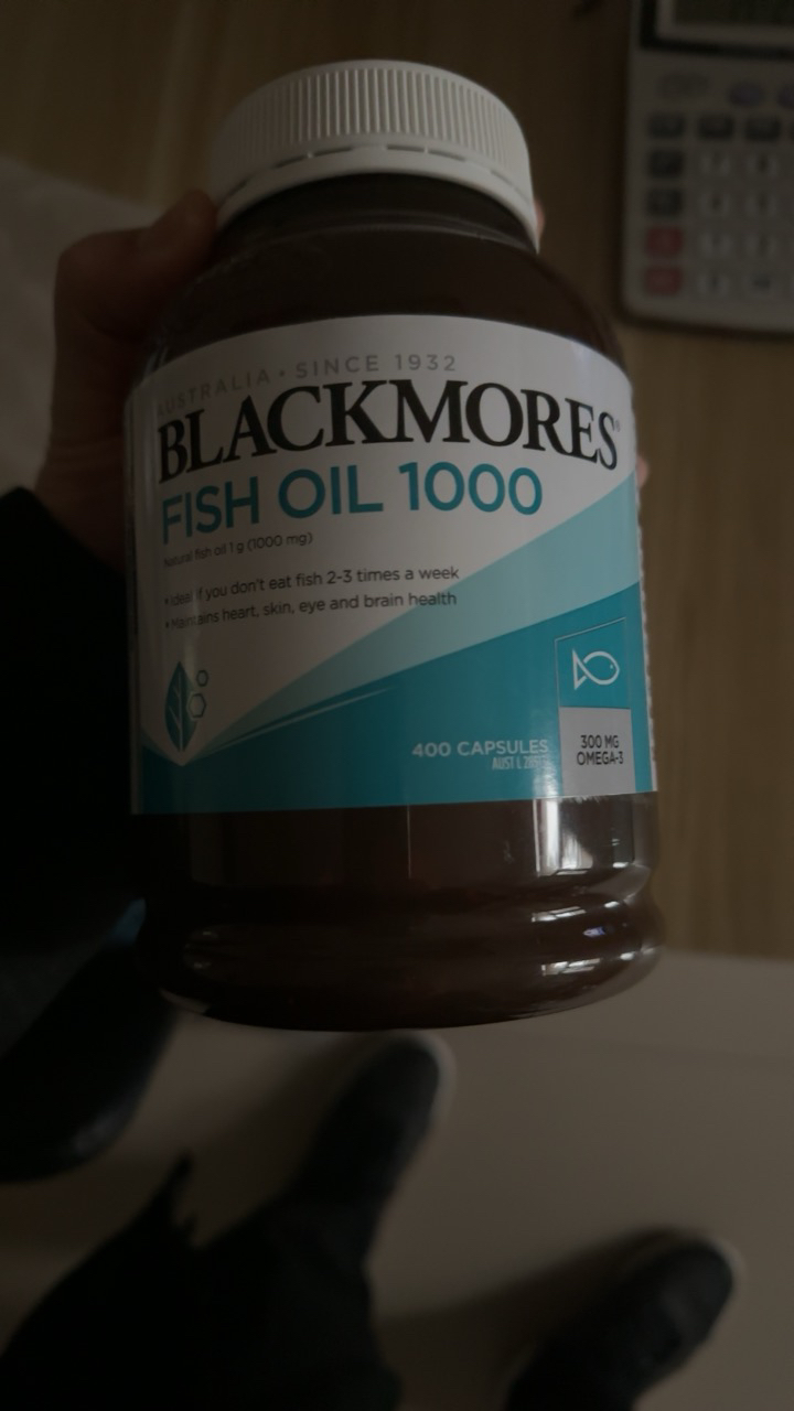 澳洲BLACKMORES澳佳宝深海鱼油软胶囊 原味 400粒 1瓶装 Fish Oil 澳大利亚进口晒单图