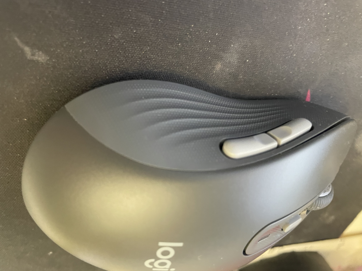 罗技M750L无线鼠标蓝牙办公电脑苹果笔记本粉色女生可切换 黑色晒单图