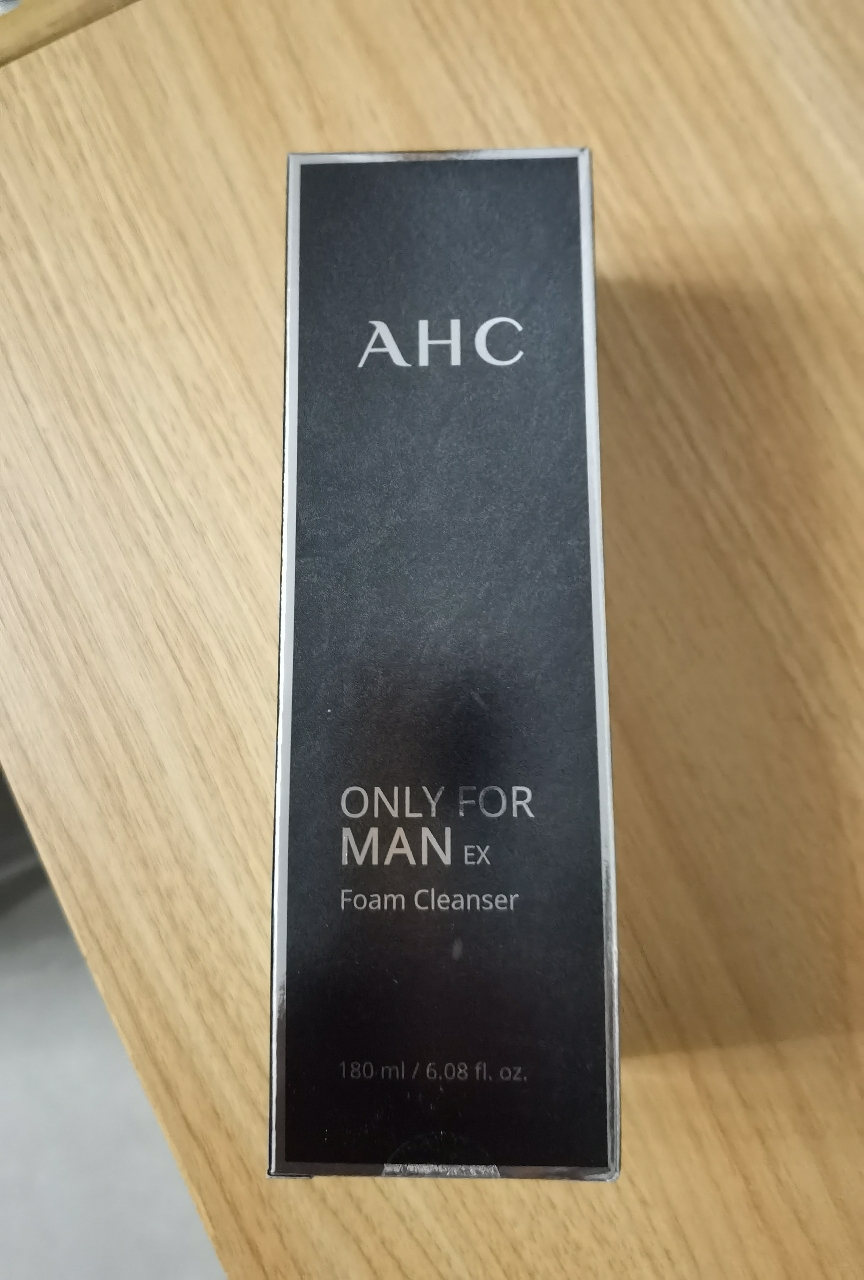 韩国AHC男士平衡舒缓洗面奶180ml控油清洁洁面男生保湿晒单图