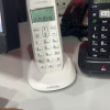 摩托罗拉(Motorola)CL101C数字无绳电话机 无线座机 子母机一拖一 办公家用 大屏幕 双清晰免提套装(白色)晒单图