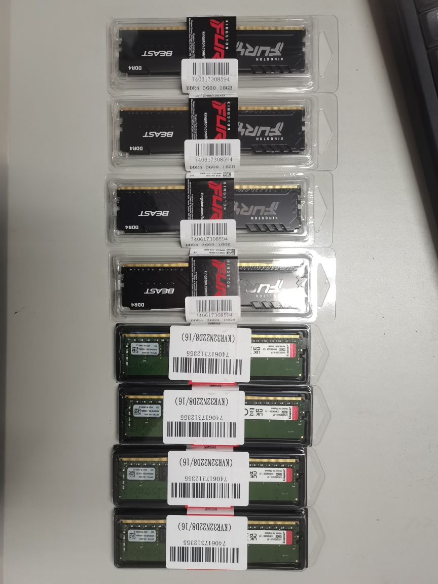 金士顿(Kingston) DDR4 3200 16GB 台式机内存条晒单图