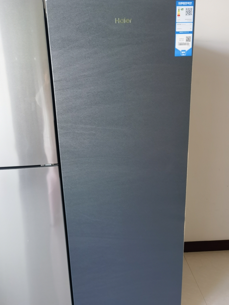 海尔风冷无霜立式冰柜大容量一级能效家用冷冻柜冷藏转换抽屉式侧开门单门冰箱母乳保鲜210升[零下30度+智能触控]晒单图