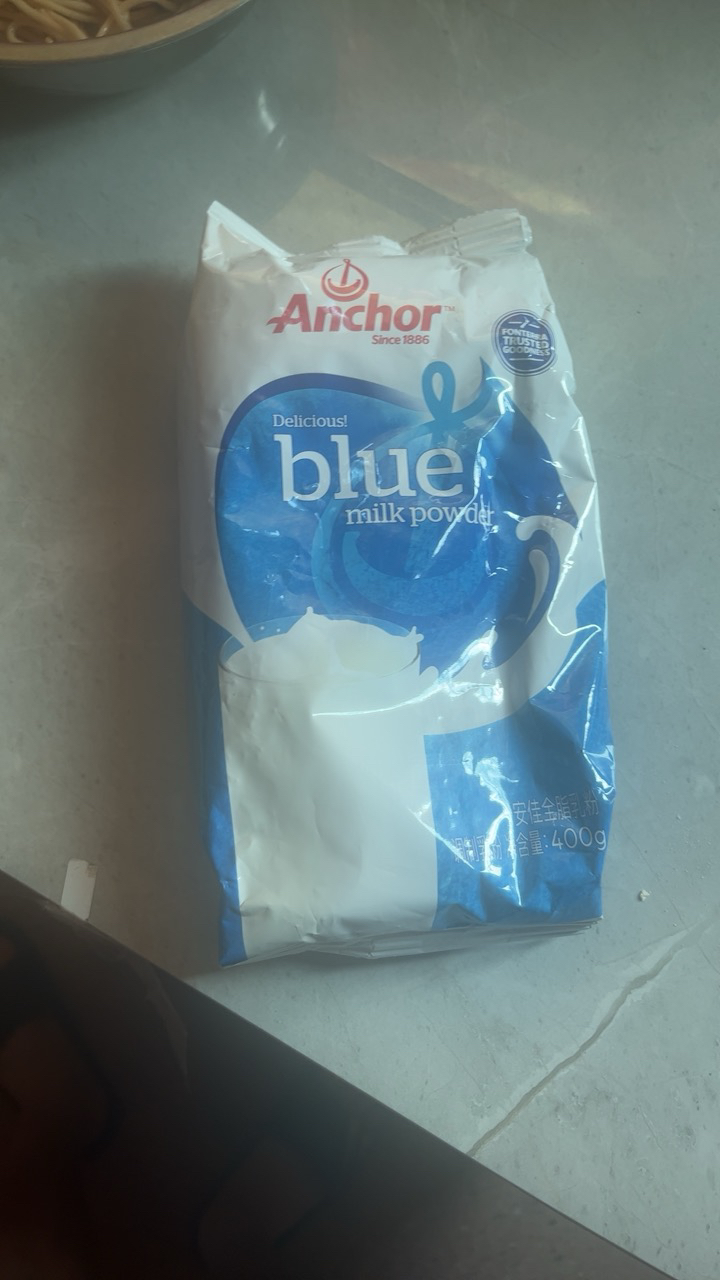 安佳(Anchor)新西兰奶源 全脂乳粉400g*1袋 青少年中老年调制乳粉 成人奶粉晒单图