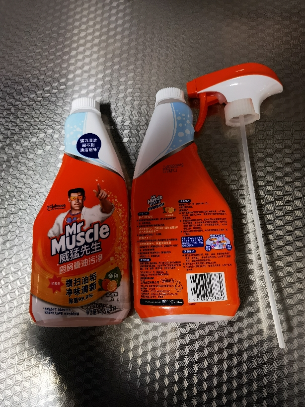 威猛先生(Mr Muscle)厨房重油污净455g 双包装(清新柑橘)晒单图