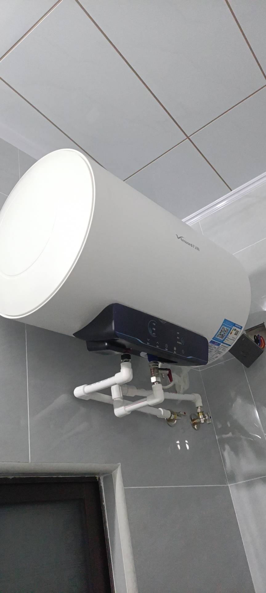 万和电热水器50升一级能效 一键零电洗 速热储水式 热水器50LE50-Q2WY10-20晒单图