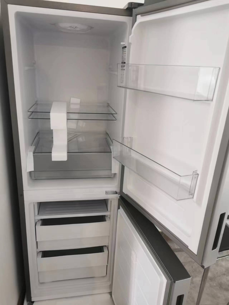 创维186升双门小冰箱 两天约一度电 微霜大空间 家用宿舍出租房小户电冰箱BCD-186D晒单图