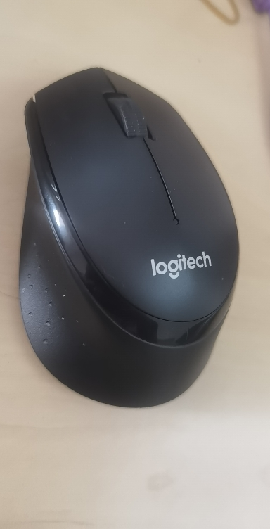 罗技(Logitech)M330 无线鼠标 光电USB微型接收器 办公家用笔记本便携台式机电脑鼠标 白色晒单图
