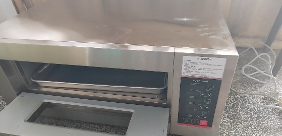 Lecon/乐创 烤箱商用双层烘焙蛋糕面包大烘炉披萨微电脑电热烤炉 一层一盘电热款晒单图