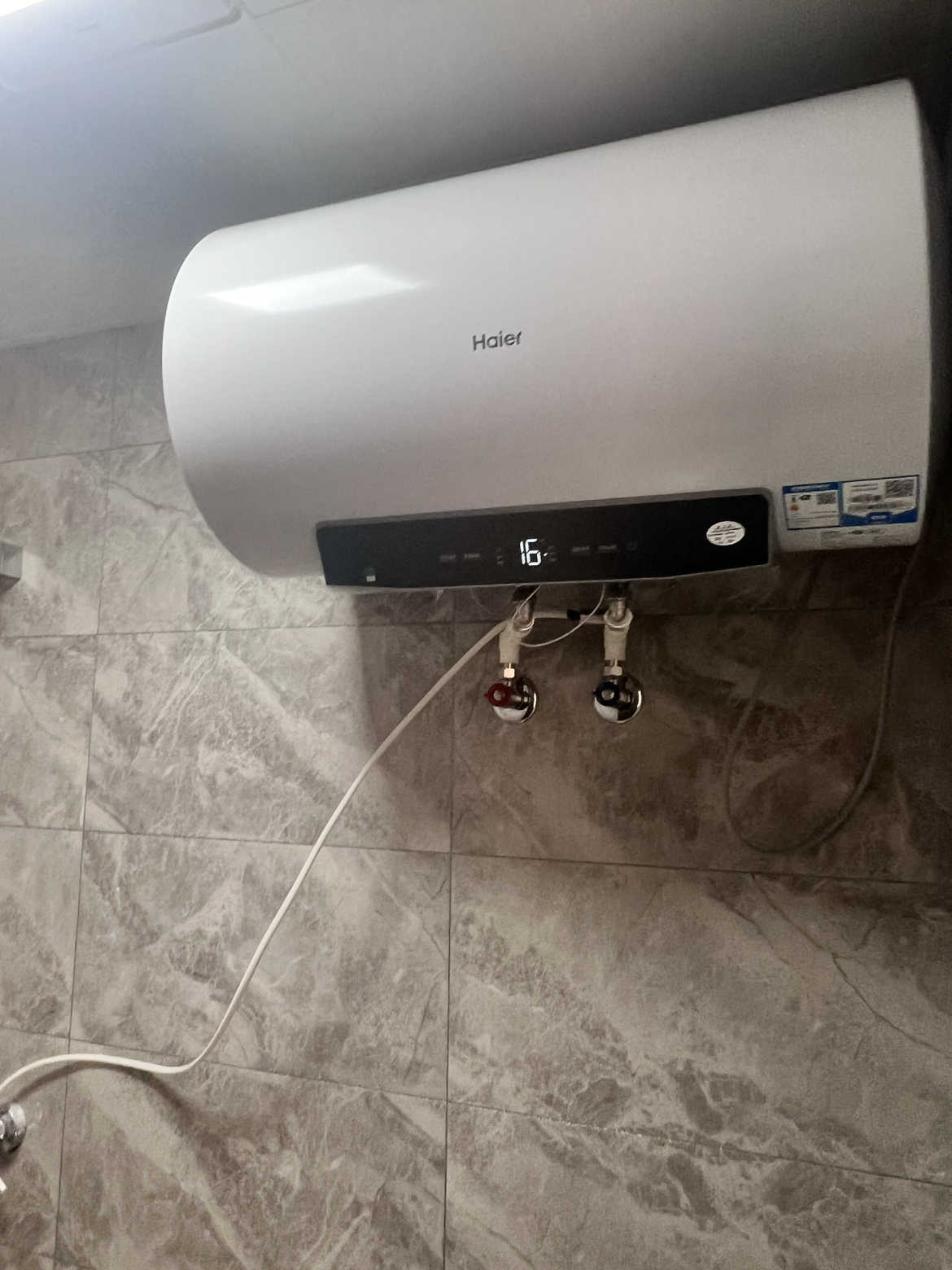 Haier/海尔家用电热水器EC6001-MC3U1 60升智能速热 租房优选 WIFI智控 健康抑菌 一级能效晒单图