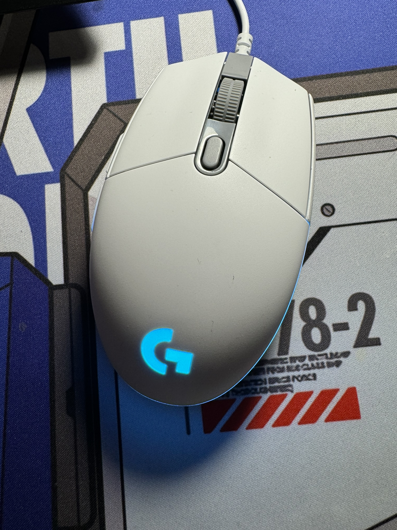 罗技(Logitech) G102二代游戏鼠标-白色晒单图