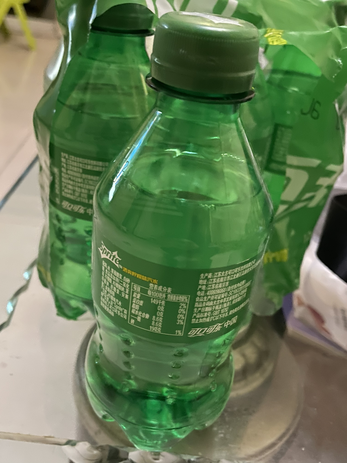 雪碧柠檬味碳酸汽水饮料PET300ml*6瓶迷你小瓶晒单图