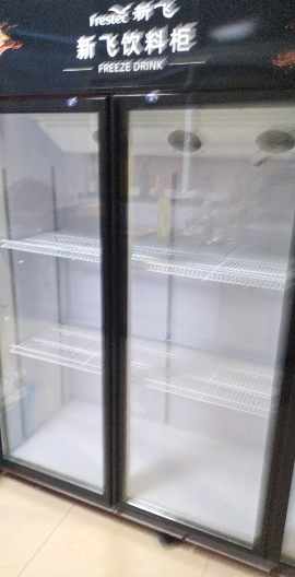 新飞(Frestec)冷藏展示柜商用大容积立式三门陈列柜冷柜保鲜柜玻璃门冰箱超市便利店饮料柜 风冷三门1300L黑红色晒单图