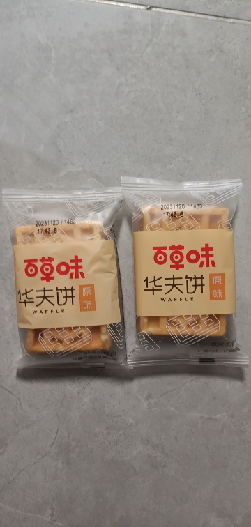 百草味 糕点点心 华夫饼 168g 早餐食品办公室甜点休闲零食满满晒单图