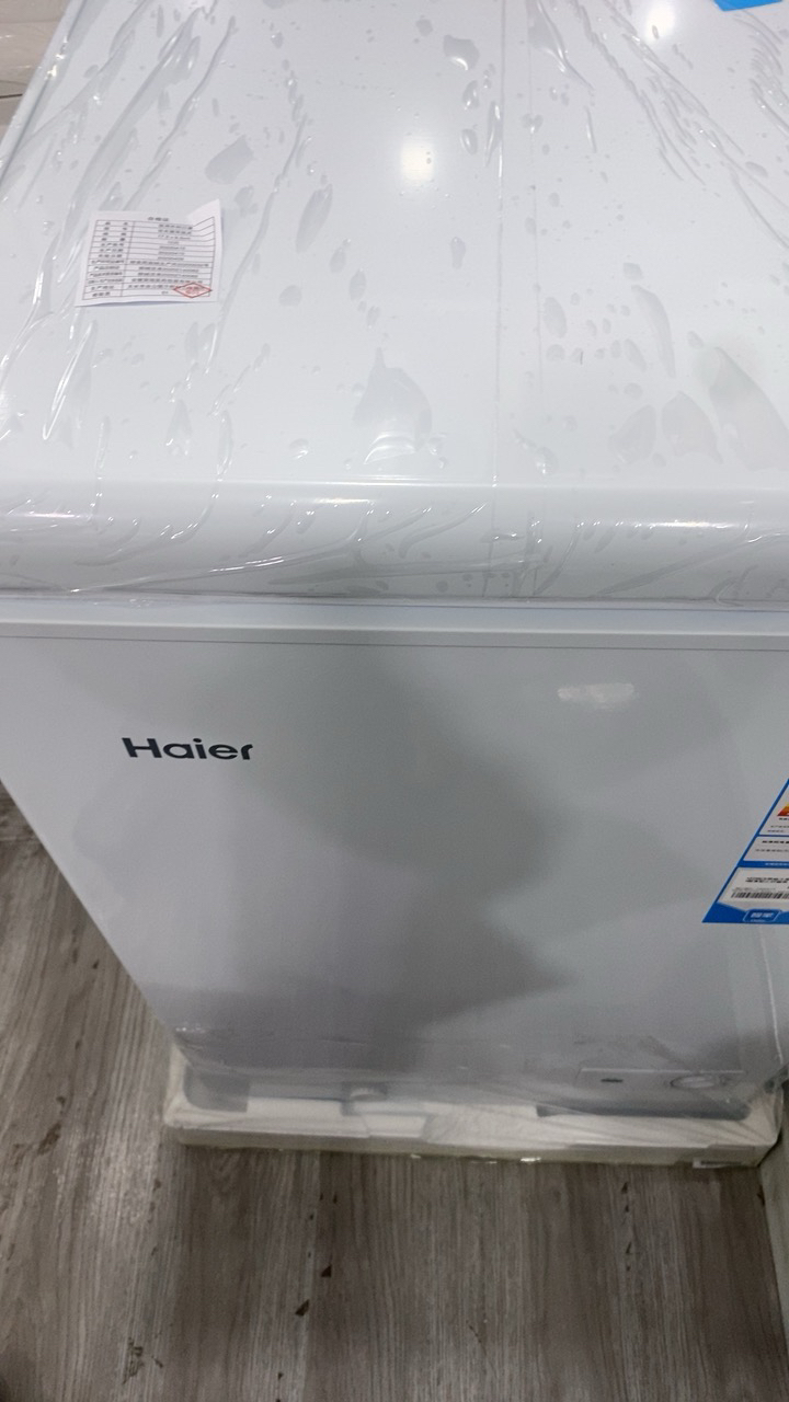 海尔(Haier)100升家用卧式冰柜 冷柜 小冰箱 1级能效晒单图