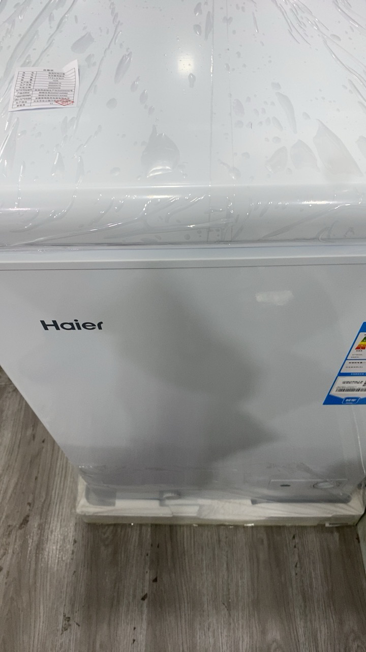 海尔(Haier)100升家用卧式冰柜 冷柜 小冰箱 1级能效晒单图