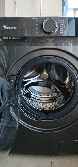 小天鹅(LittleSwan)滚筒洗衣机全自动10公斤水魔方变频智能彩屏银离子除菌除螨1.1高洗净比TG100V618T晒单图