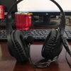 惠普(hp)电脑耳机头戴式立体声耳麦有线3.5mm双接口 办公会议学习网课 可弯曲麦克风 线控滚轮调音 DHH-1601晒单图