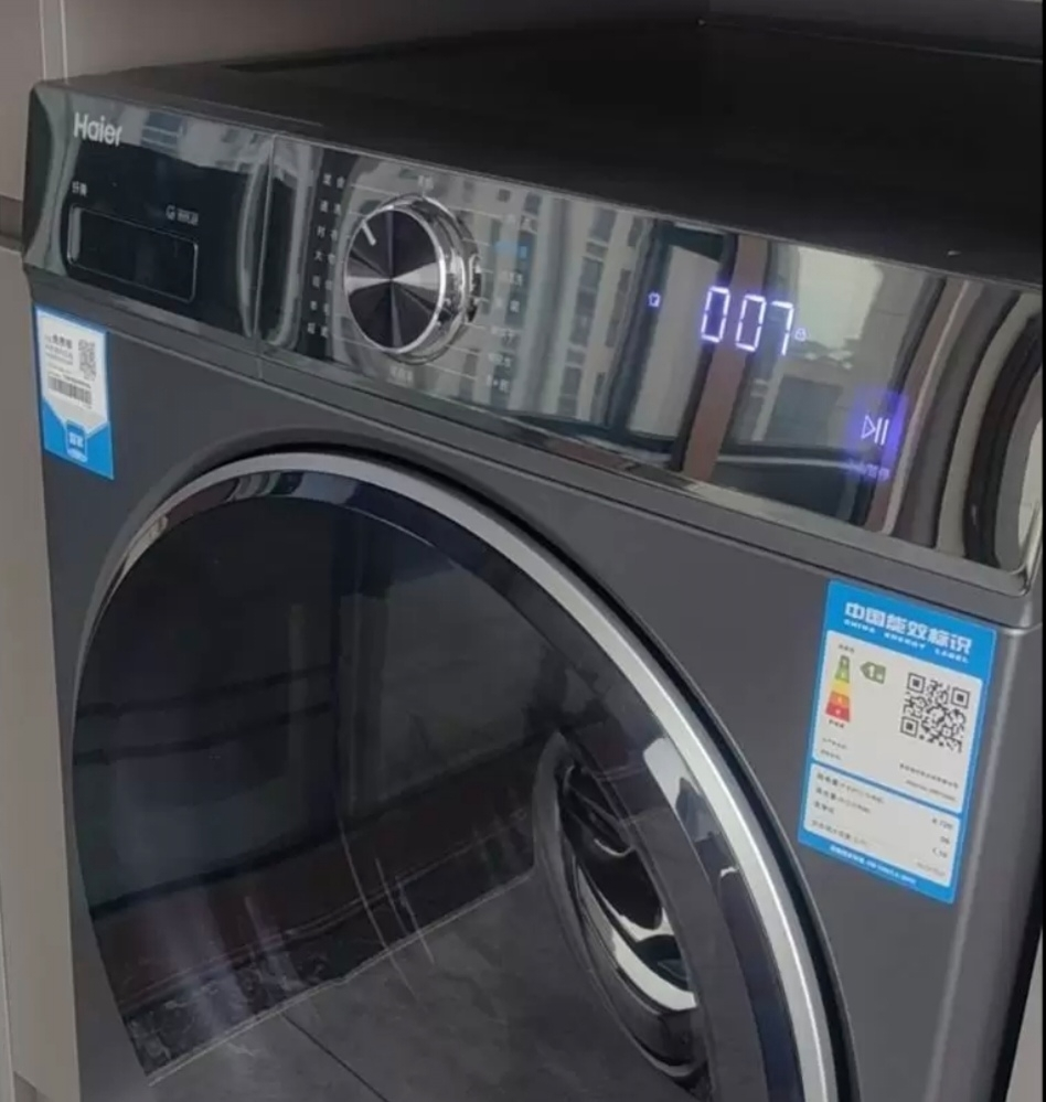 海尔(Haier)精华洗2.0 10公斤 变频 嵌入式设计 洗烘一体机 智能投放 XQG100-HBD12519晒单图