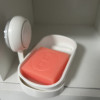 太力 浴室拖鞋架 卫生间置物架 免打孔吸盘鞋架 单层肥皂盒晒单图