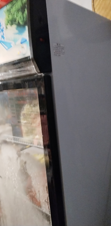 纳丽雅饮料啤酒展示柜冷藏冰柜商用冰箱冷柜立式保鲜柜玻璃门冷藏柜风冷_上机单门黑488L直冷晒单图