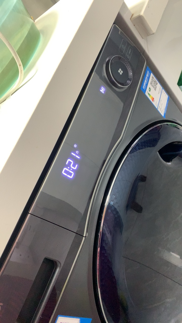 [精华洗]海尔10kg大容量家用全自动智能滚筒洗衣机EG100MATESL6晒单图