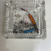 南风北巷大号玻璃烟灰缸阿斯卡利创意个性潮流水晶烟缸家用客厅办公室用大气_小号方形烟灰缸-单只装晒单图