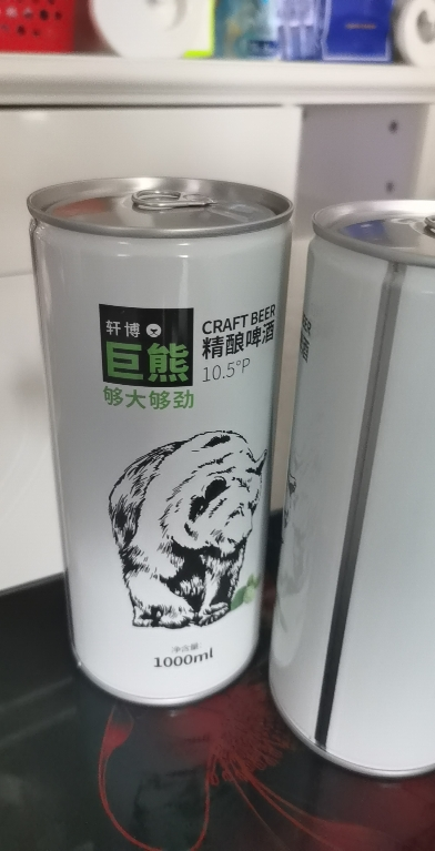 轩博巨熊精酿原浆啤酒整箱扎啤大桶1000mL*4桶艾尔德系全麦白啤晒单图