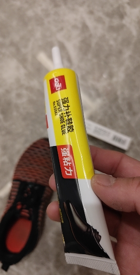 得力53582补鞋胶(透明) 60ML/支强力防水修鞋匠多功能快干粘得牢鞋厂专用沾鞋胶皮鞋运动鞋拖鞋修复强力万能胶水晒单图