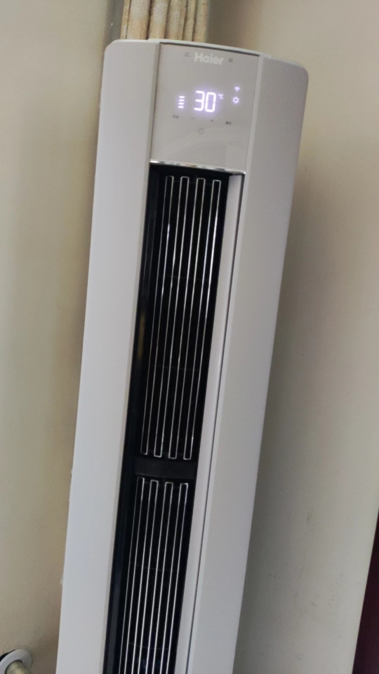 海尔空调(Haier)3匹 变频新1级能效 除菌自清洁 强冷强热 家用空调柜机KFR-72LW/81@U1-La晒单图