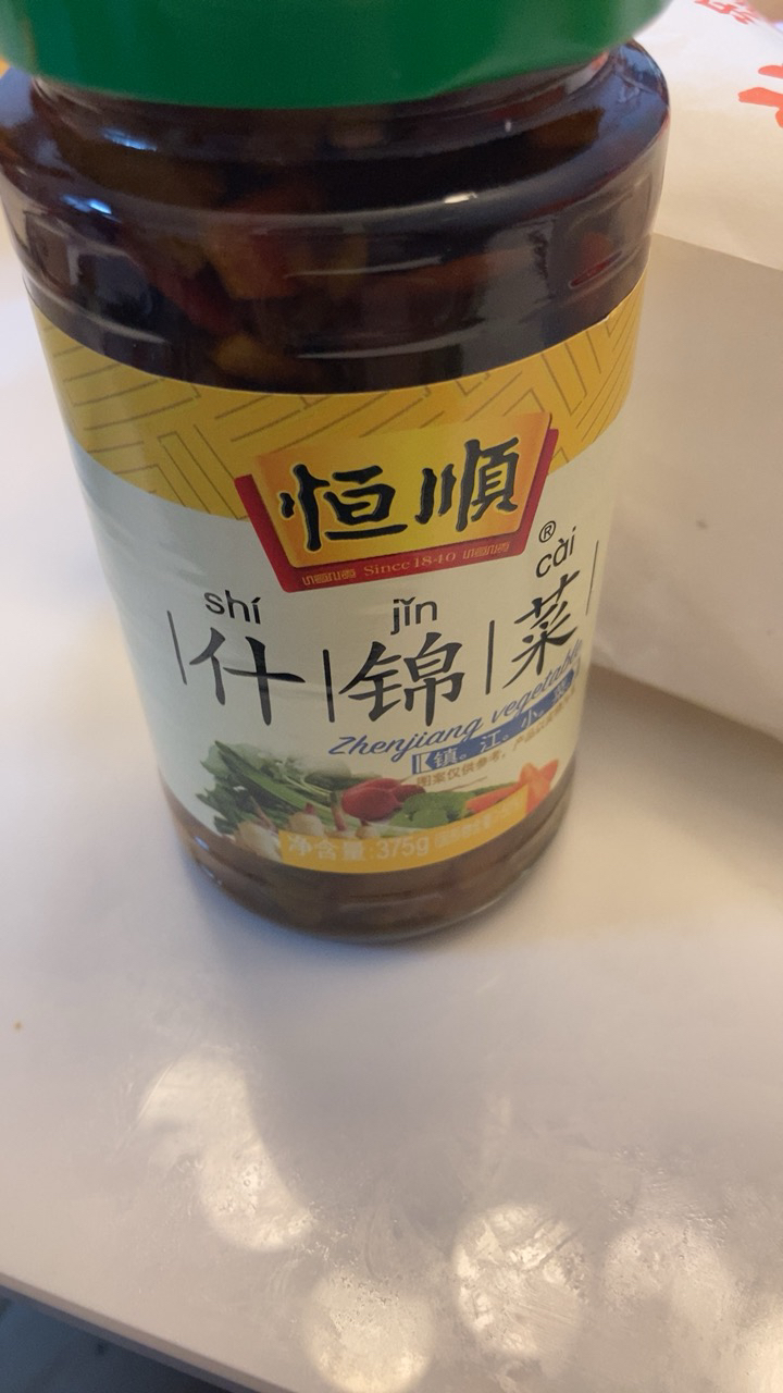 [中华特色]镇江馆 恒顺什锦菜375g 酱菜咸菜 腌制泡菜 下饭小菜榨菜 镇江特产拌饭菜 华东晒单图